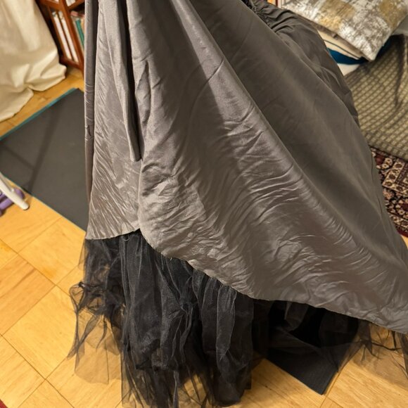 Silk + Tulle Morgane Le Fay Charcoal Gray Ball Skirt - Romantic & Rare - XS,S,M - Picture 16 of 17